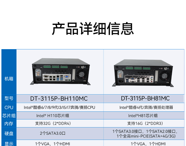桌面式工控機,酷睿6/7/8/9代工控上位機,DT-3115P-BH110MC .jpg