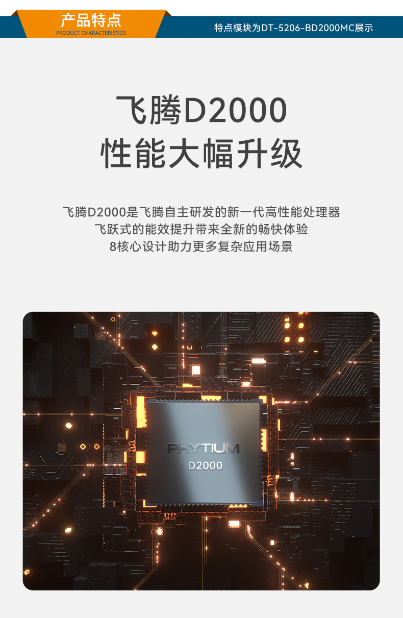 東田國產(chǎn)飛騰D2000 CPU,壁掛式蕪湖工控機,DT-5206-BD2000MC.jpg