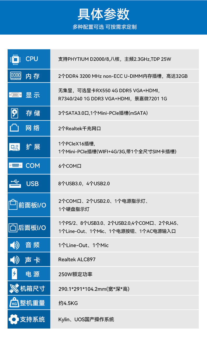 國產(chǎn)飛騰桌面式福建工控機(jī),搭載Kylin UOS國產(chǎn)系統(tǒng),DTB-2102L-BD2KMC.jpg