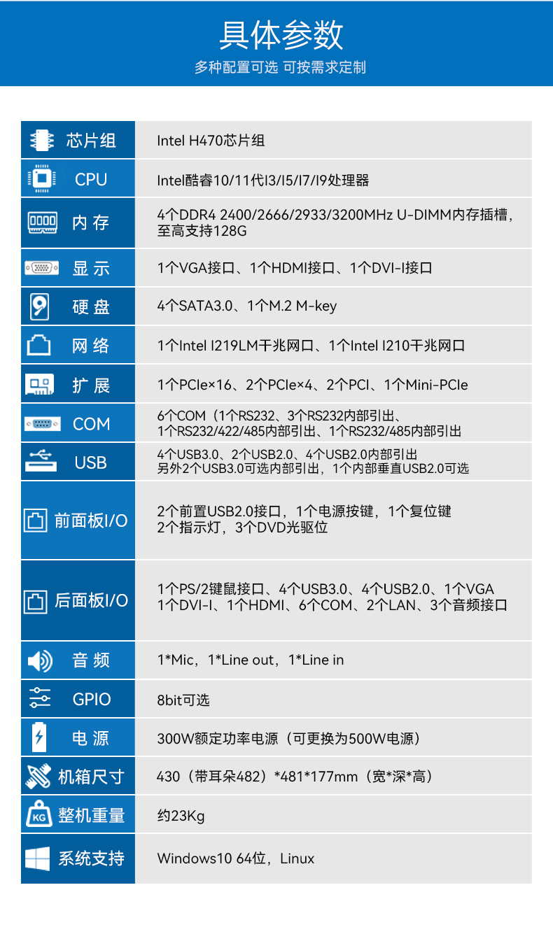 酷睿11代i9工業(yè)主機電腦,高性能4U上海工控機,雙網(wǎng)6串,DT-610L-BH470MA.jpg